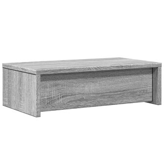 Monitorstandaard met lades 50x27x15 cm hout grijs sonoma eiken 7