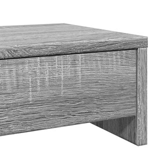 Monitorstandaard met lades 50x27x15 cm hout grijs sonoma eiken 8