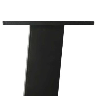 Salontafelpoten 4 st 30 cm staal zwart 8