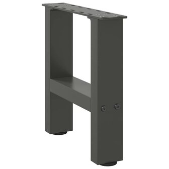 Salontafelpoten 2 st 30x(30-31) cm staal antracietkleurig 3