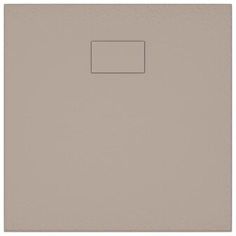 Douchebak 90x90 cm SMC bruin 6