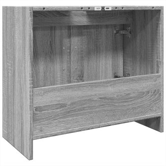 Wastafelkast 63x29x55 cm bewerkt hout grijs sonoma eikenkleurig 7