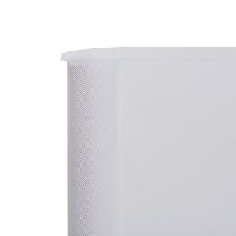 Windscherm 9-panelen 1200x160 cm stof zandwit 4