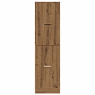 Apothekerskast 40x41x144,5 cm bewerkt hout artisanaal eiken 5