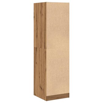 Apothekerskast 40x41x144,5 cm bewerkt hout artisanaal eiken 7