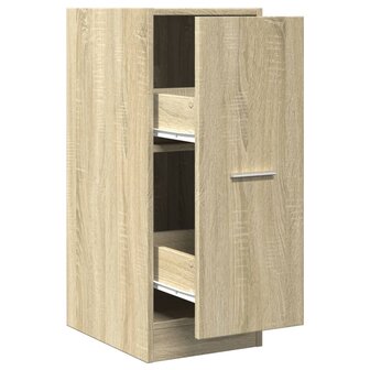 Apothekerskast 30x41x77,5 cm bewerkt hout sonoma eikenkleurig 2