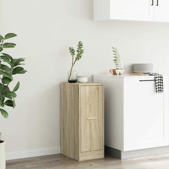 Apothekerskast 30x41x77,5 cm bewerkt hout sonoma eikenkleurig 4