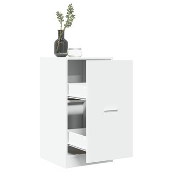 Apothekerskast 40x41x77,5 cm bewerkt hout wit 1