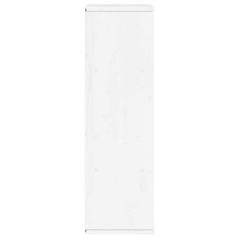 Bijzetkast ODDA 40x24x79 cm massief grenenhout wit 7