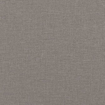Chaise longue met kussens stof taupe 7