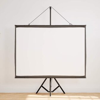 Projectiescherm met statief 72 inch 4:3 3