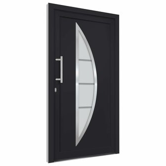 Voordeur 98x208 cm antraciet 4