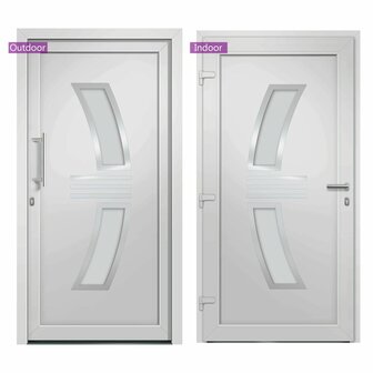 Voordeur 98x208 cm wit 6
