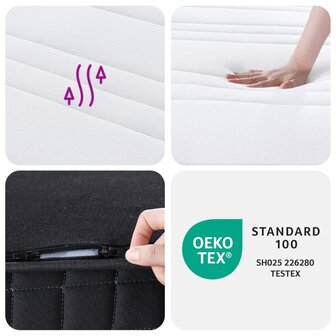 Binnenveringmatras middelhard 80x200 cm 8