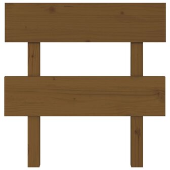 Hoofdbord 103,5x3x81 cm massief grenenhout honingbruin 3