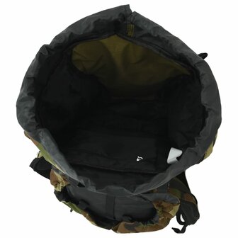 Wandelrugzak 80 L camouflage oxford stof groen 7