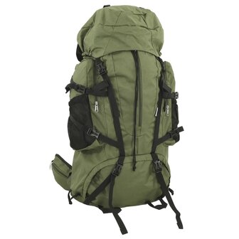 Wandelrugzak 80 L oxford stof legergroen 1