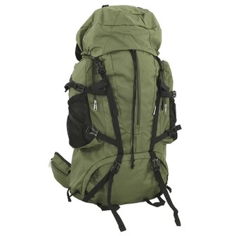 Wandelrugzak 100 L oxford stof legergroen 1