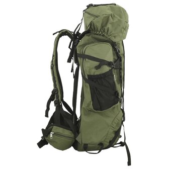 Wandelrugzak 100 L oxford stof legergroen 2