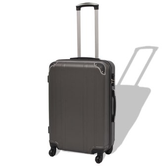 Harde rolkoffer set antraciet 4-dlg 2