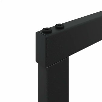 Haardhoutrek 55x30x116 cm staal zwart 9