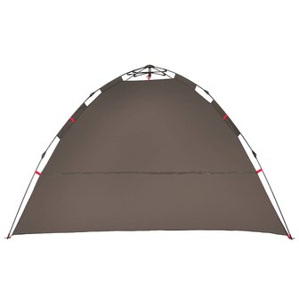 Tent 4-persoons snelontgrendeling bruin 7