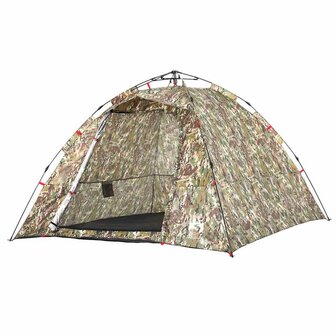 Tent 4-persoons snelontgrendeling camouflage 4