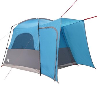 Autotent 4-persoons waterdicht blauw 5