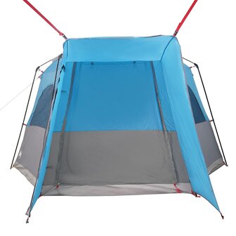 Autotent 4-persoons waterdicht blauw 8