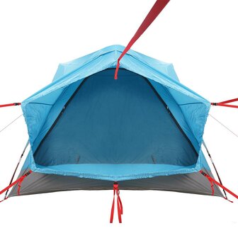 Autotent 4-persoons waterdicht blauw 8