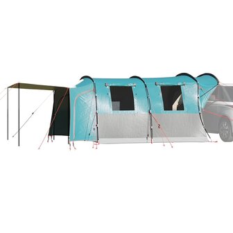 Autotent 4-persoons waterdicht blauw 1