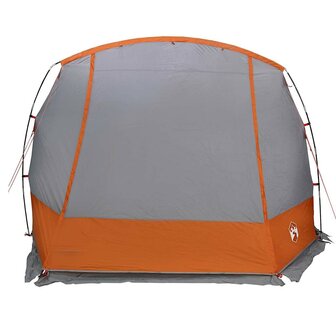 Autotent waterdicht grijs en oranje 6