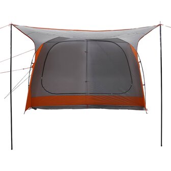 Autotent waterdicht grijs en oranje 8