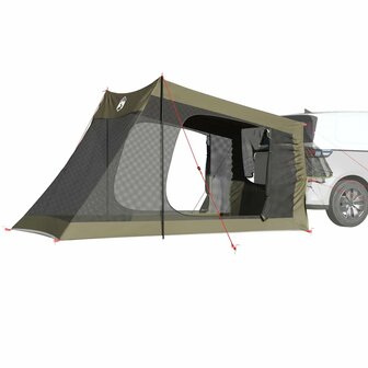 Autotent 2-persoons olijfgroen waterdicht 4