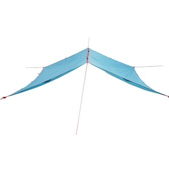 Kampeerluifel waterdicht 300x294 cm blauw 3