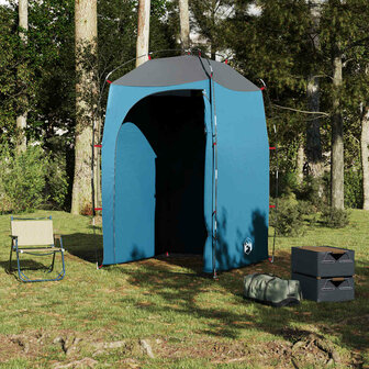 Douchetent waterdicht blauw 4