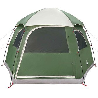 Familietent iglo 6-persoons groen waterdicht 6