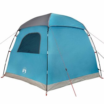 Familietent iglo 6-persoons waterdicht blauw 7