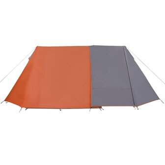 Tent 3-persoons waterdicht grijs en oranje 8