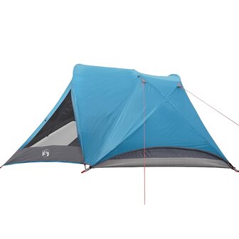 Tent 4-persoons waterdicht blauw 9