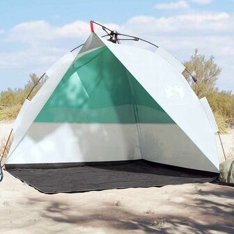 strandtent waterdicht snelontgrendeling zeegroen 1
