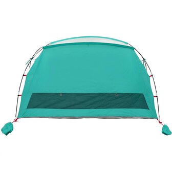 Strandtent 2-persoons zeegroen waterdicht 8