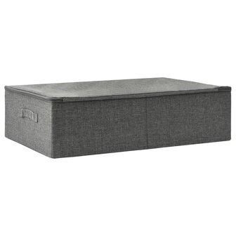 Opbergbox 70x40x18 cm stof antracietkleurig 2