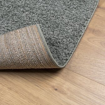 Vloerkleed PAMPLONA shaggy hoogpolig modern 80x250 cm groen 5