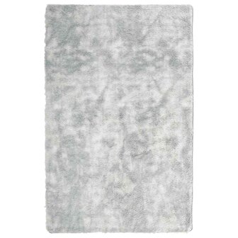 Hoogpolig vloerkleed NAVARRA 130x200 cm polyester lichtgrijs 2