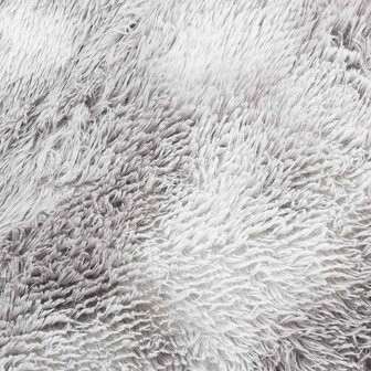 Hoogpolig vloerkleed NAVARRA 160x230 cm polyester lichtgrijs 9