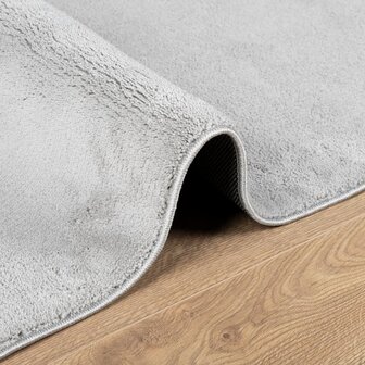 Vloerkleed OVIEDO laagpolig 60x110 cm grijs 6