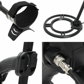 Metaaldetector met LCD-scherm 24 cm zoekdiepte 5