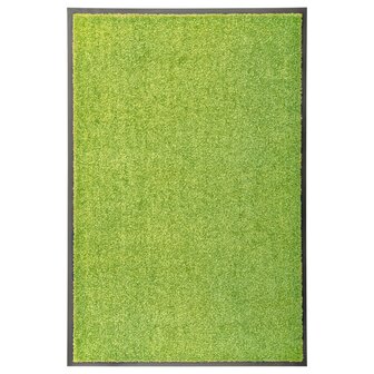 Deurmat wasbaar 60x90 cm groen 1