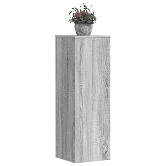 Plantenstandaard 33x33x100 cm bewerkt hout grijs sonoma eiken 3